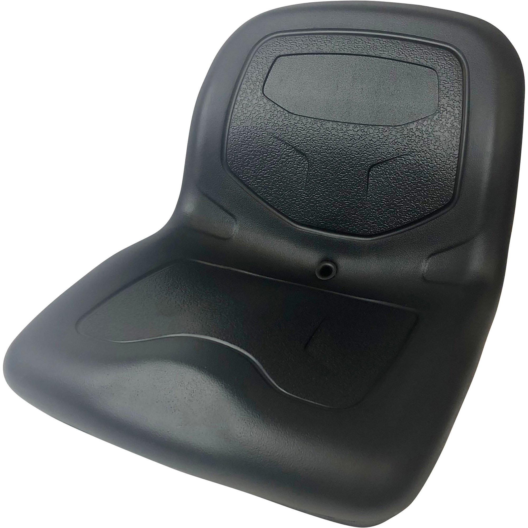 Milsco TS3500 MidBack Universal Lawn Mower Seat, Black, Model